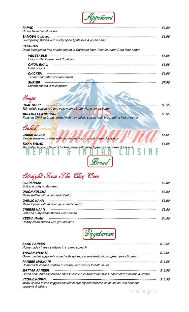 Annapurna Nepali and Indian Cuisine - Vail, CO