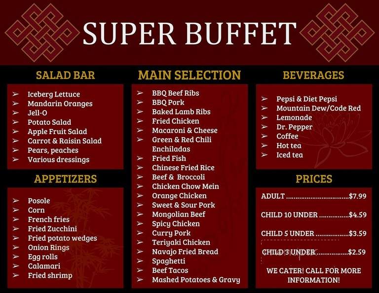 Super's Buffet - Gallup, NM