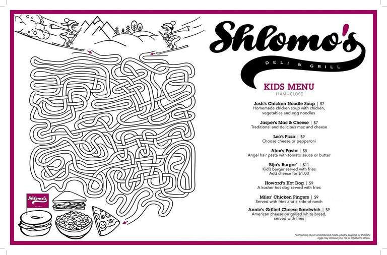 Shlomo's Deli & Grill - Aspen, CO