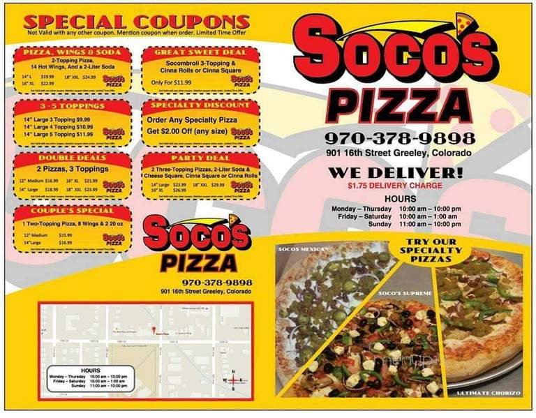 Soco's Pizza - Greeley, CO