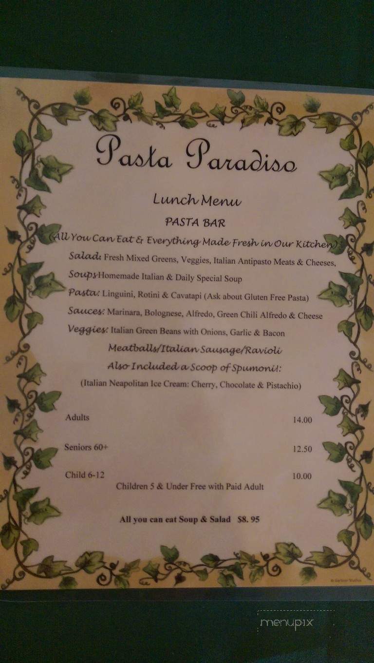 Pasta Paradiso - Los Alamos, NM