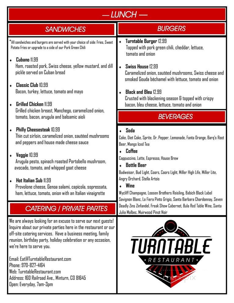 The Turntable Restaurant - Vail, CO