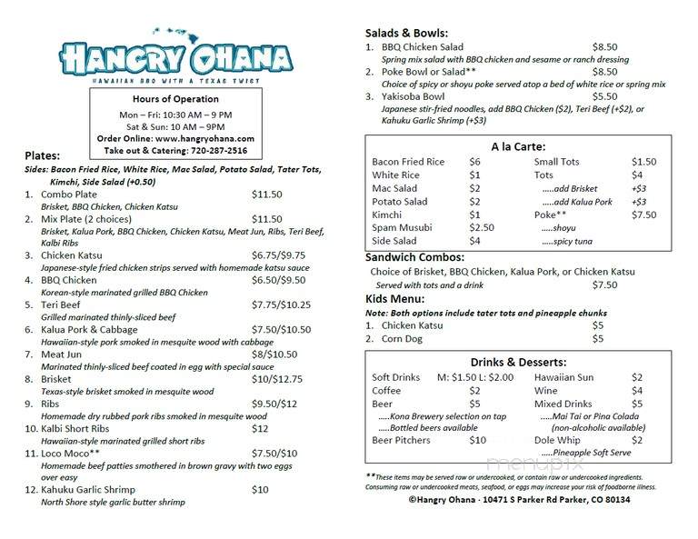 Hangry Ohana - Highlands Ranch, CO