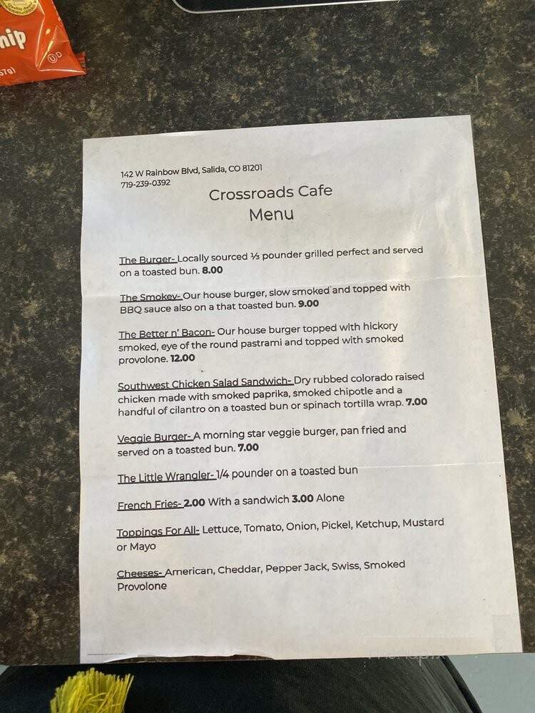 The Crossroads Cafe - Salida, CO