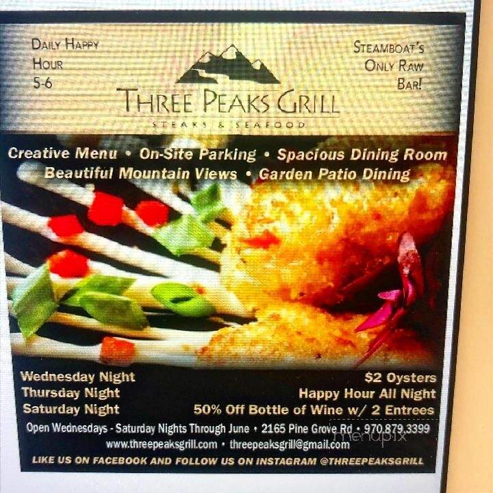 Three Peaks Grill - Steamboat Springs, CO