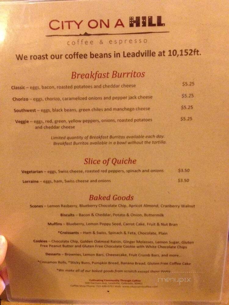City on a Hill Coffee & Espresso - Leadville, CO